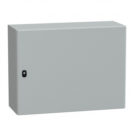 NSYS3D6830P Coffret métallique étanche IP66 - 600x800x300 - plaque fournie - Spacial S3D - Schneider Electric